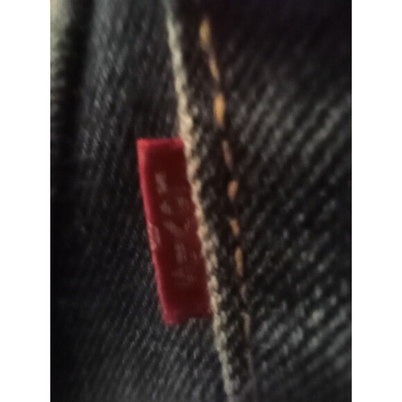 Levis 569 Jeans Misses 16S Light Blue Loose Straight Fit Used Vintage Red Tag - Picture 3 of 8